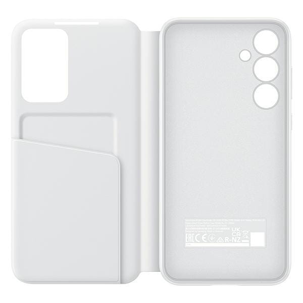 Hoesje voor Samsung Galaxy A55 5G Smart View Wallet Wit