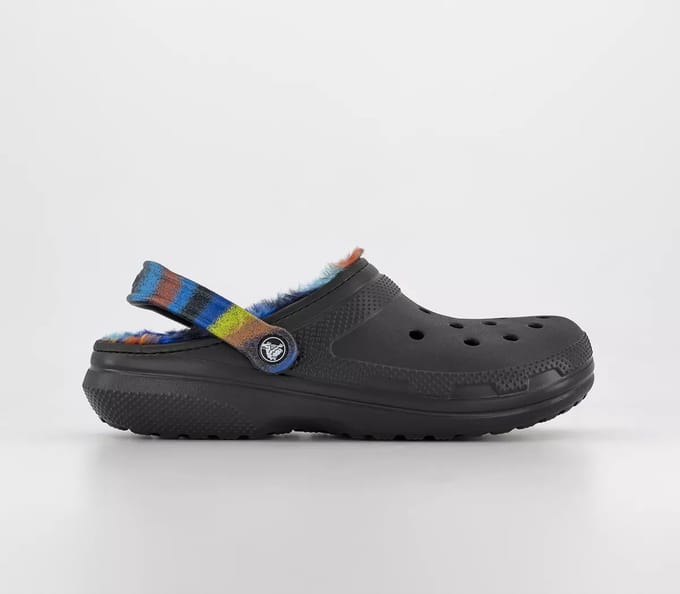 Crocs Classic Lined Spray Dye Clog Zwart Maat 42/43 US M9/W11