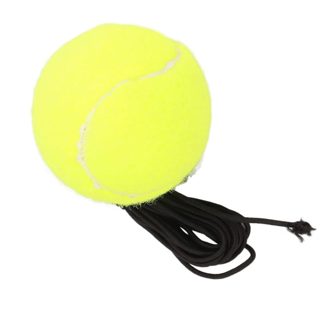 Balle d'entraînement de tennis avec corde élastique Balle d'entraînement pour joueur solo avec corde yellow