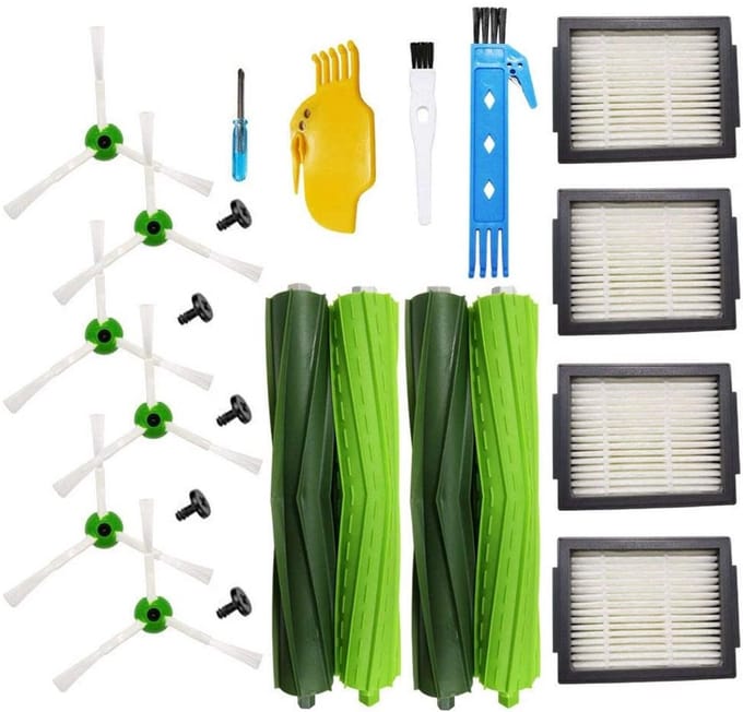 Accessoires borstelfilters voor iRobot Roomba i7/i7 Plus/E5/E6/E7 23 onderdelen