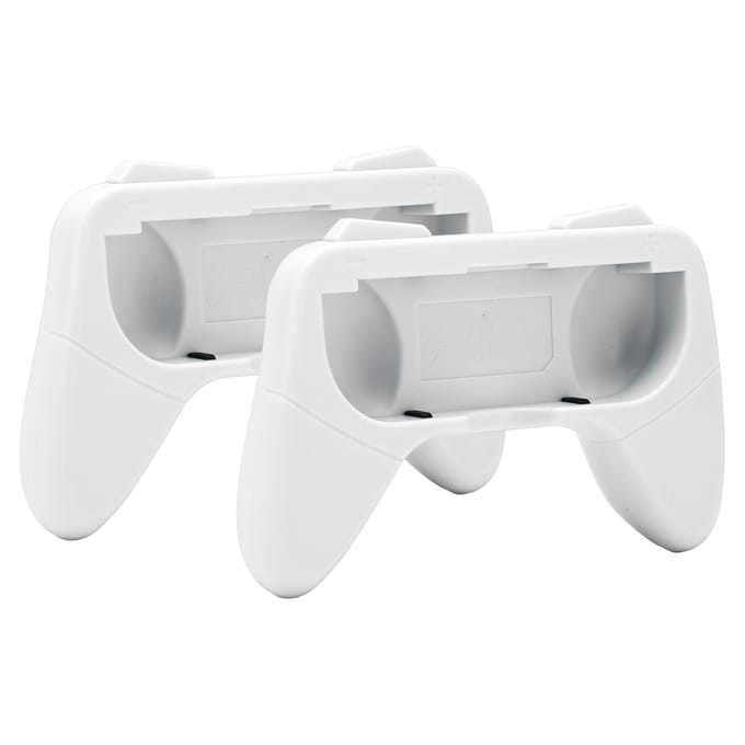Handgreep Slijtvast Comfort Handvat Kit met 2 Beschermkussens voor Switch OLED ControllerWit wit