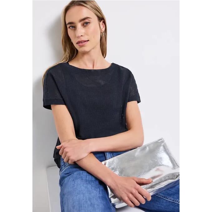 Shirt met structuur