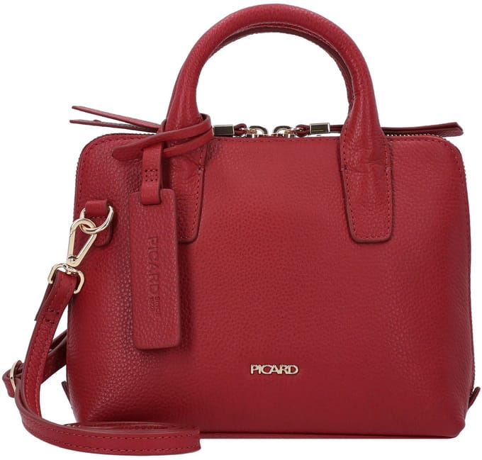 PICARD handtas schoudertas Java Handbag Lipstick donkerrood