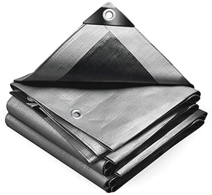 Waterdicht dekzeil 3x4m - 240 g/m² scheurvast en UV-bestendig
