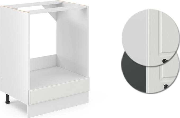 Vicco R-Line Ovenombouwkast – 60 cm, WB Eik Wit Landhuis