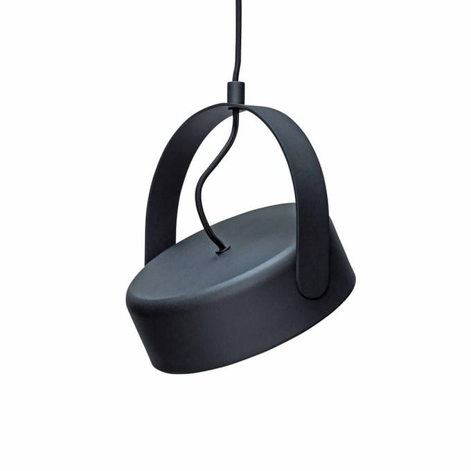 Hübsch Stage LED hanglamp, zwart, ijzer, 3.000 K