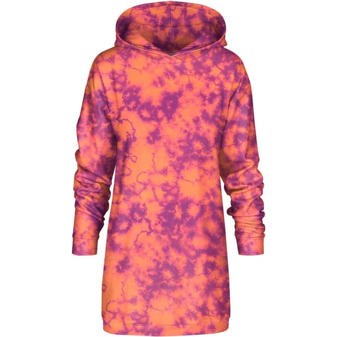 "Orange Tie Dye" Oversize hoodiejurk