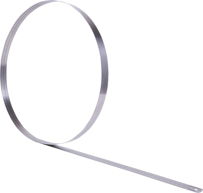 KS TOOLS Half-flexibele stalen meetlat 2000 mm - 300.0118
