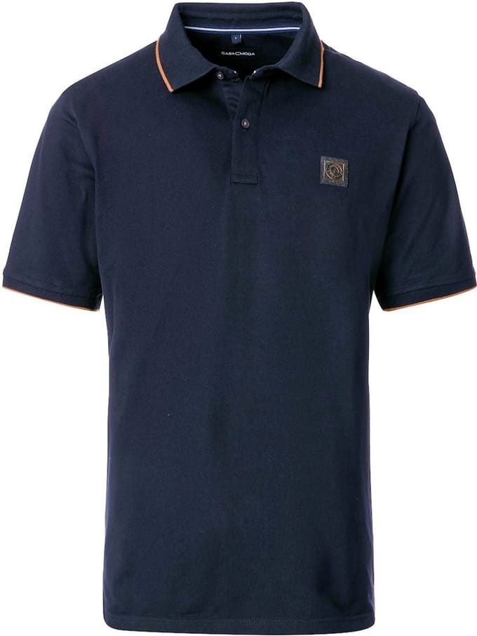 Casa Moda Premium Heren Poloshirt Katoen Met Stretch - M