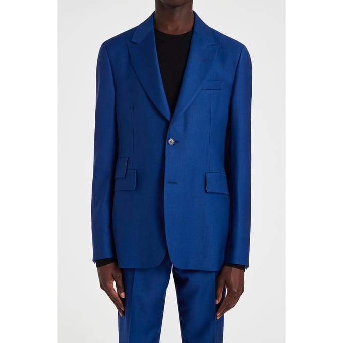 Paul Smith 2 Button Jacket Indigo Taglia: 54 | Pantaloni da completo Outlet | Uomo | Blu