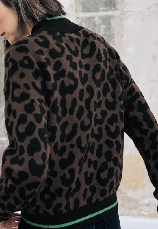 Leo jacquard trui