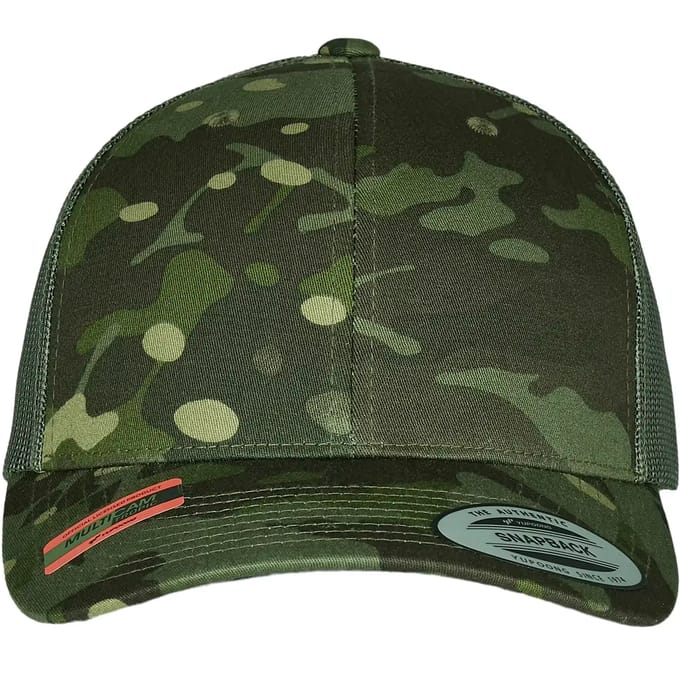 Flexfit - Retro Trucker Multicam? multicam tropic one size Trucker pet - Groen