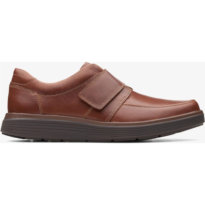 Un Abode Strap Dark Tan Lea Schoenen