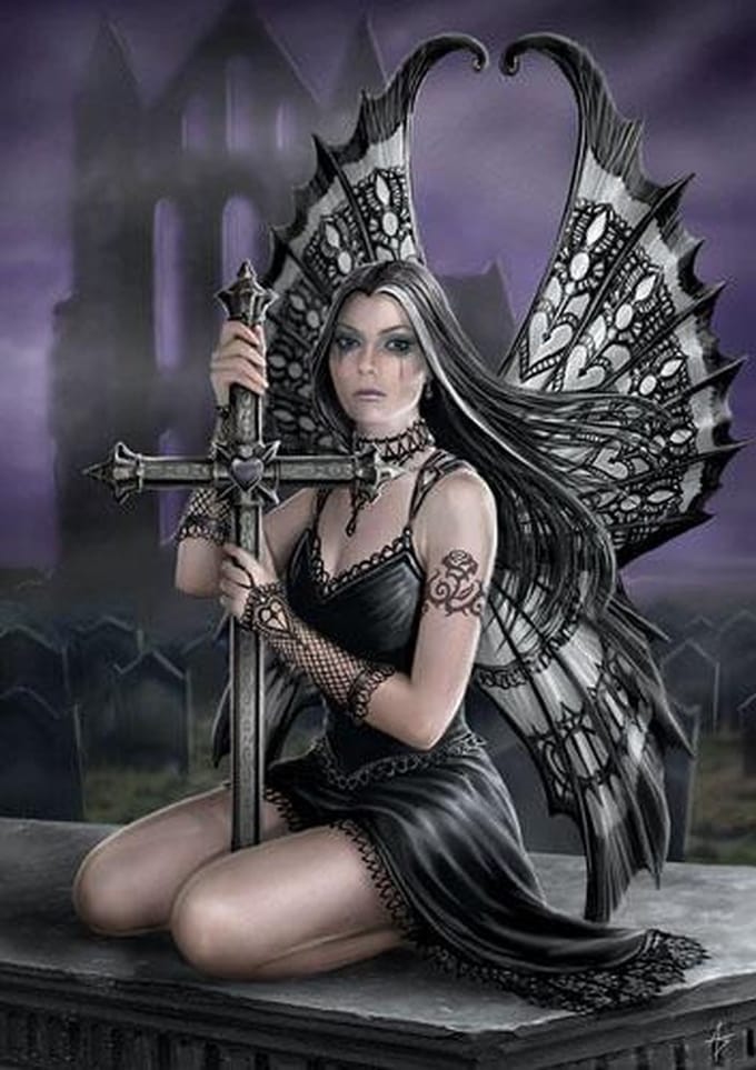 Anne Stokes Wenskaart Lost Love