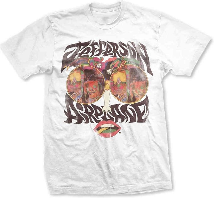 Jefferson Airplane - Lips Heren T-shirt - S - Wit