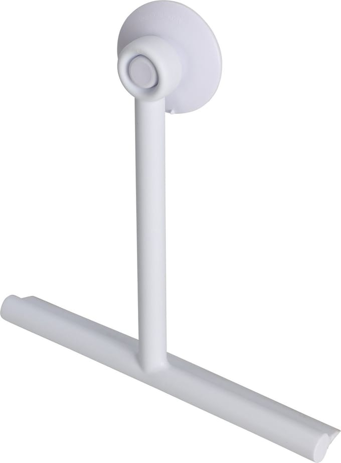 Bathroom solutions Raamwisser - raamtrekker - douchewisser - wit - pp kunststof - 22 x 24 x 3 cm