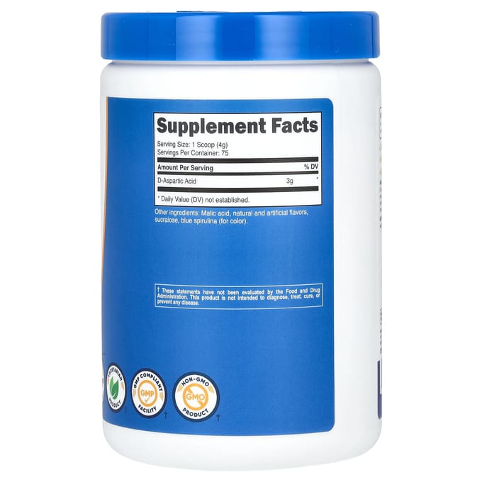 D-Asparaginezuur, Blauwe Framboos, 300G (10.7Oz)