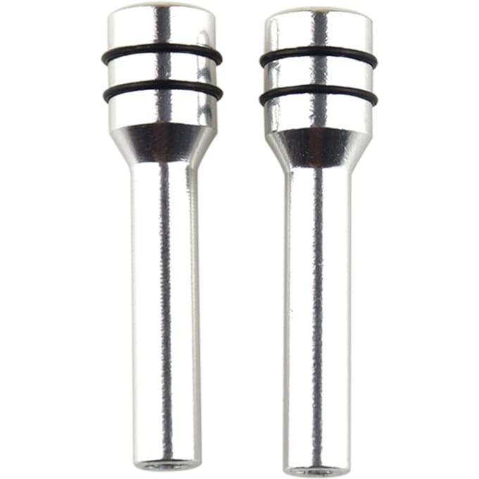 2 stuks autodeurvergrendelingspennen auto-interieurstyling autoliftknop zilver