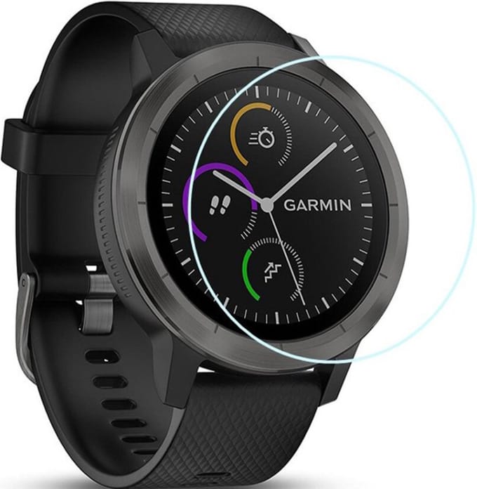 Strap-it Screen protector glas - beschermend glasplaatje geschikt voor Garmin Vivoactive 3