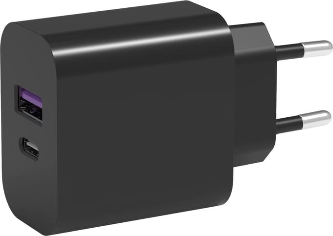 DutchOne USB C Adapter 20W - USB C Oplader - Adapter USB C - Oplader USB C - USB C Lader - USB Stekker - Snellader USB C - USB A Adapter - USBC lader