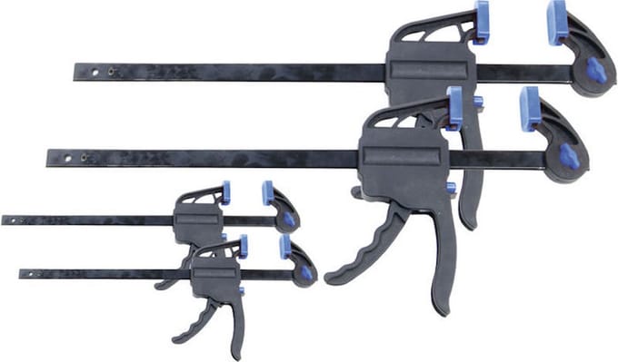 Lijmklem Snelspanklem 4 stuks