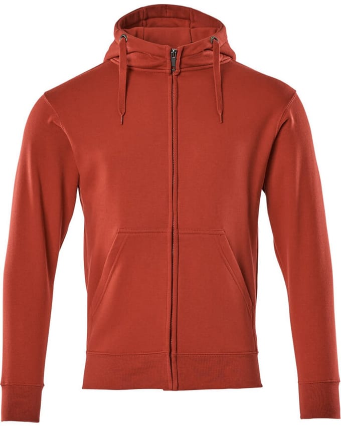 Mascot Crossover Capuchontrui met rits 51590-970 - Rood - 3XL