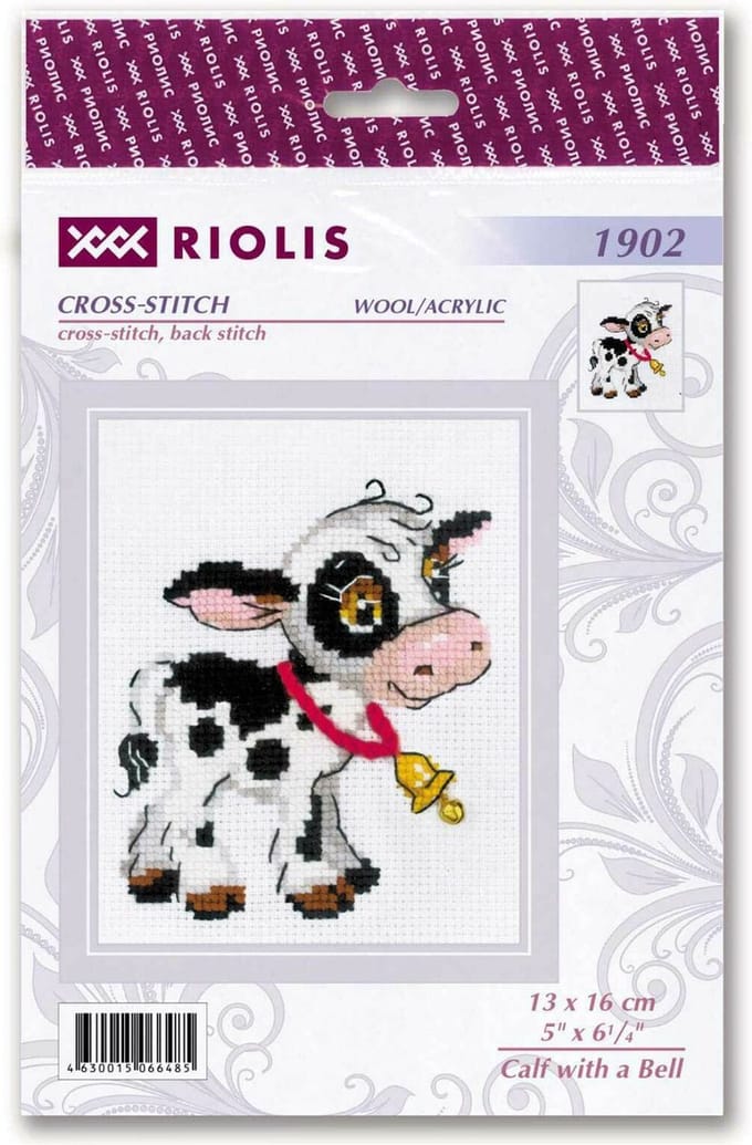 RIOLIS Calf with a Bell borduren (pakket)