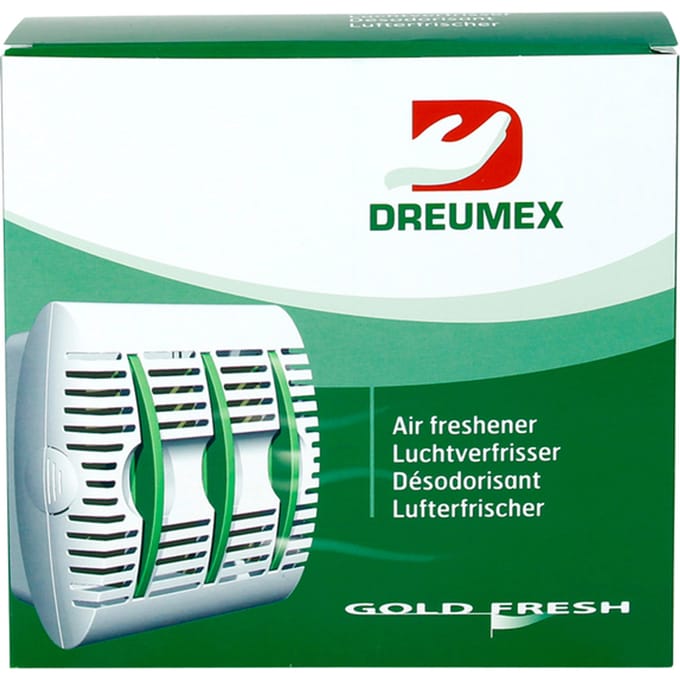Luchtverfrisserdispenser Dreumex Gold Fresh wit