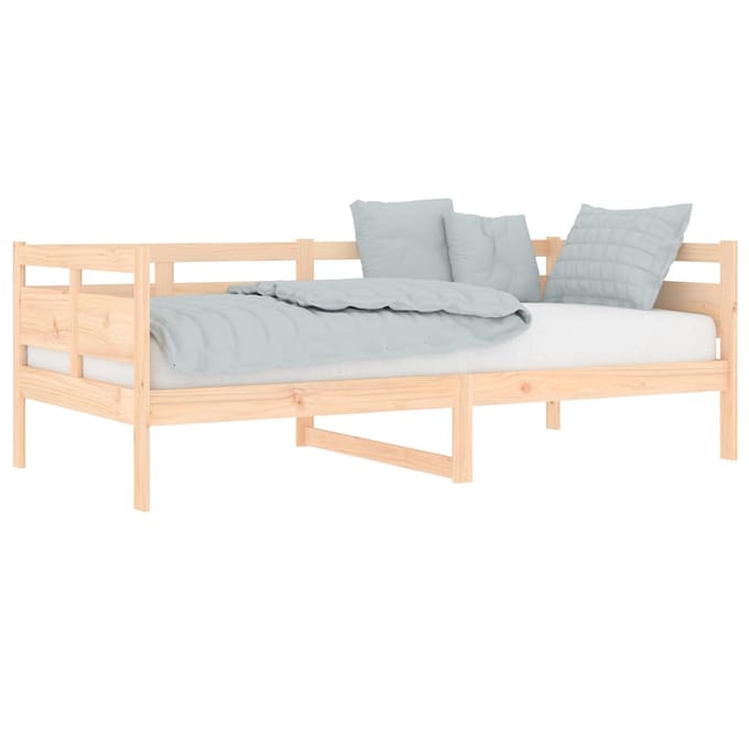 vidaXL - Slaapbank - massief - grenenhout - 90x190 - cm