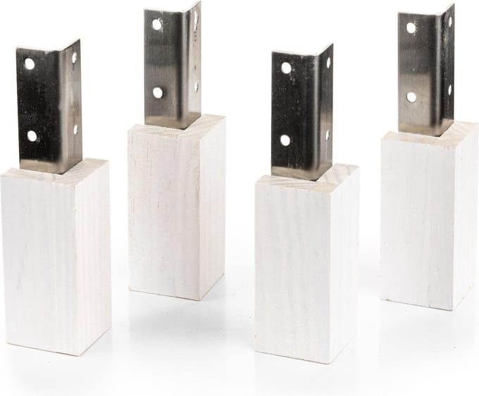 Evolar Opstelvoetjes Airco Omkasting Wit Wood