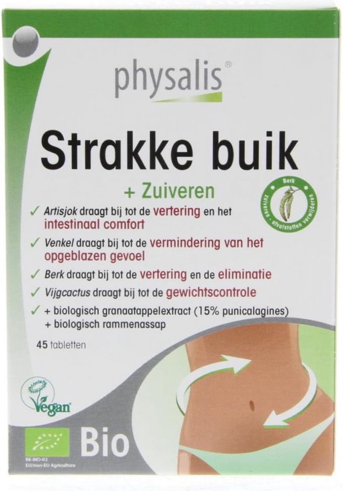 Physalis Strakke buik bio 45 Tabletten