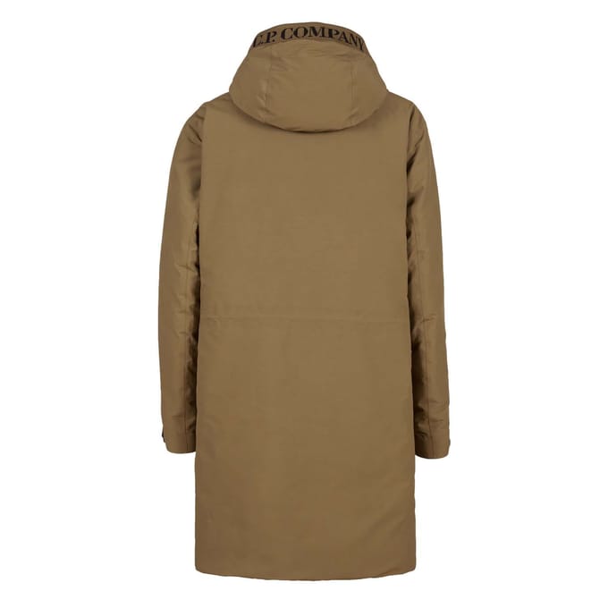 C.P. Company Micro Parkajas met capuchon in Beige