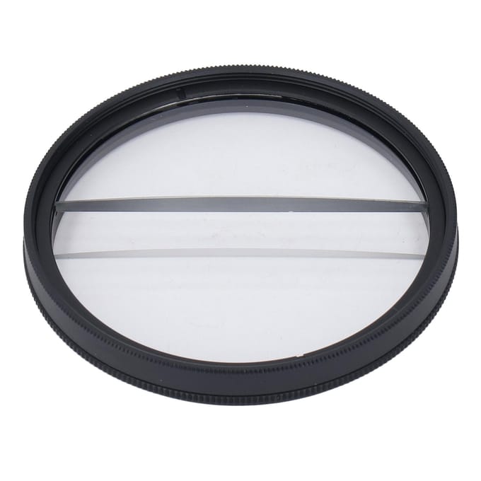 52MM Blur Speciaal Effect Filter Dubbelzijdig Meerlaags Coating Split Diopter Filter met Filter gray