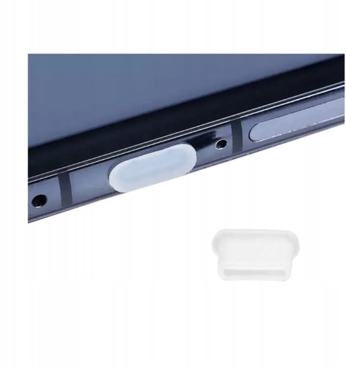 GSM Hurt - Stofplug voor USB-C oplaadpoort - Transparant - Siliconen - Bescherming tegen stof