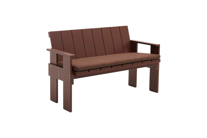 HAY Zitkussen voor Crate Dining Bench - iron red