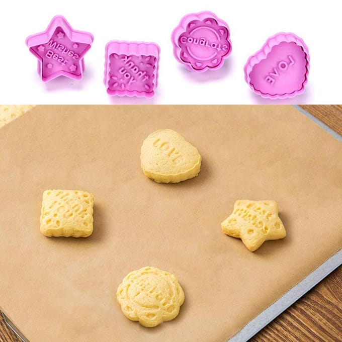 8 STKS Lentevorm Kerstmis Thanksgiving Koekjessnijder Bakgereedschap paars