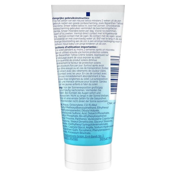 Bepanthen® Tattoo SPF50+ Zonnecrème 50 Crème