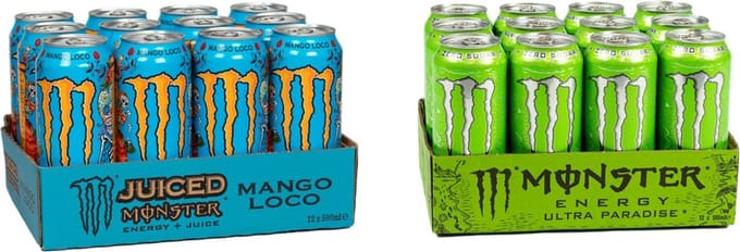 1x Monster Mango Loco / 1x Monster Ultra Paradise