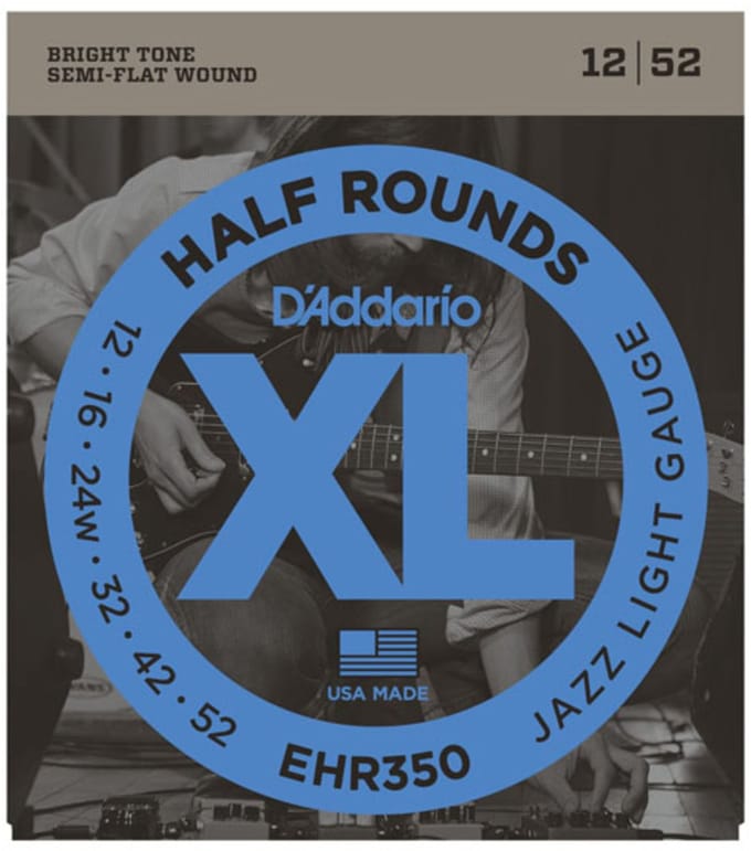 D'Addario EHR350 Half Round Snaren voor Elektrische Gitaar (12-52)