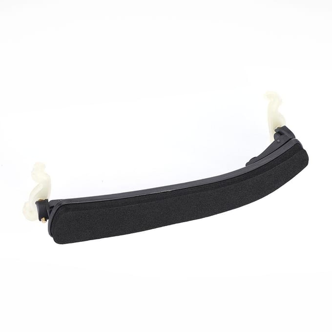 Mentonnière réglable Cadre en plastique Coussin EVA Accessoire pour Violon 3/4 4/4 black