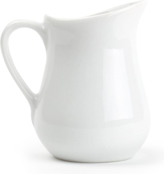 BonBistro Melk-/sauskan 10cl wit Sam (Set van 12)