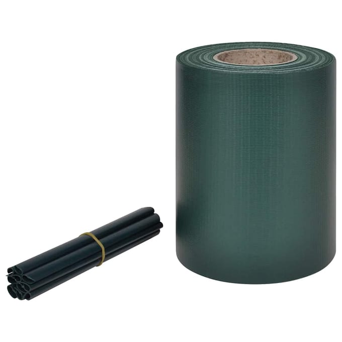 vidaXL - Privacystrip - 70x0,19 - m - PVC - groen