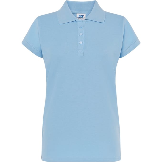 JHK Dames/Dames Regular Poloshirt (Sky)