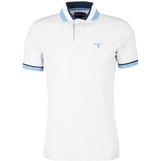 Barbour - Pique met 3 kleuren Blue Bco Blue MML1173 PU11