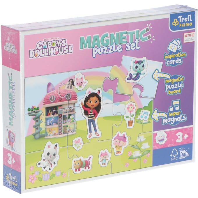 Trefl magnetische puzzel Gabby's Poppenhuis - educatief speelgoed.