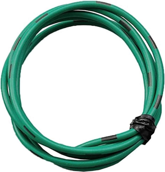 Kabel Adapter - Stroomkabel Aansluitkabel - Elektrische Aansluitingen - AWG14 2.0 mm² - 1 meter - Groen