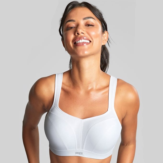Panache - Power Sport BH met beugel - Wit - 85F