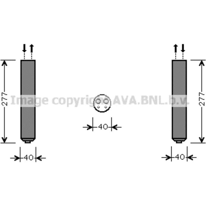 Droger, airconditioningsysteem AVA COOLING SUD089 AVA