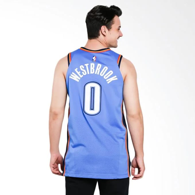 Nike Basketbalshirt Sneldrogend Heren Blauw 863033-403 2XL beige