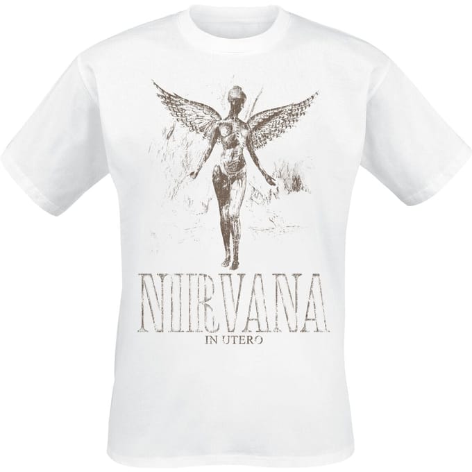 Nirvana T-shirt - In utero - S tot 4XL - voor Mannen - wit